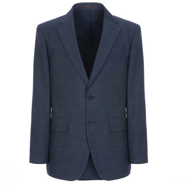 [BRUNO BAFFI] 마이크로 패턴 투 버튼 자켓_MANGAUM4131