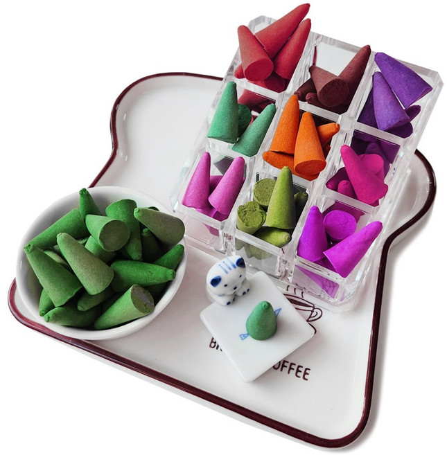 태양아로마향 인센스 콘향 9종 180개(+20개) 향받침, G