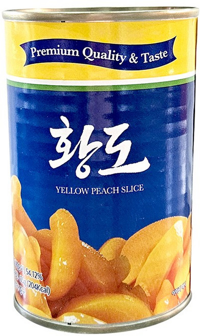 삼도 황도 슬라이스 425g, 1개