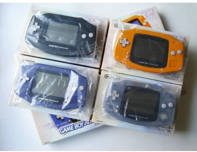 닌텐도 게임보이어드벤스 GBA IPS 휴대용 게임기 레트로, 게임기 1개, 일본어 버전, 블랙 하이라이트