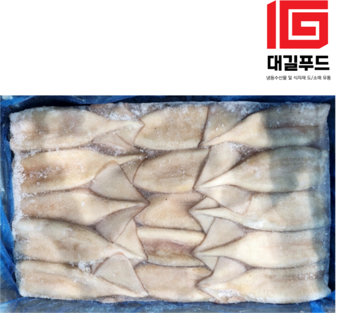 정성을 보내다 대길푸드 튜브오징어 10kg 120/150 150/170, 1박스, 냉동 튜브오징어 10kg(120/150)