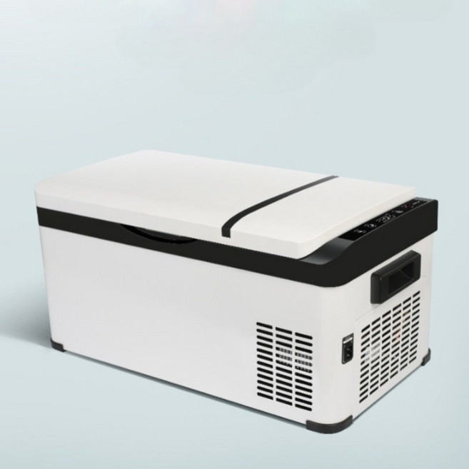 캠핑카 휴대용냉장고 차량용 12V 24V 소형 냉동고 컴프레서 이동식, 1개, 20L 냉동 이중 구역 K20 차량용