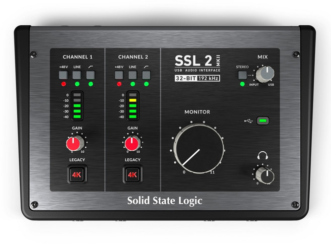 [기어라운지 정품] SSL 2 MKII USB-C 오디오 인터페이스 2in 4out / 레거시 4K 스트리밍 레코딩