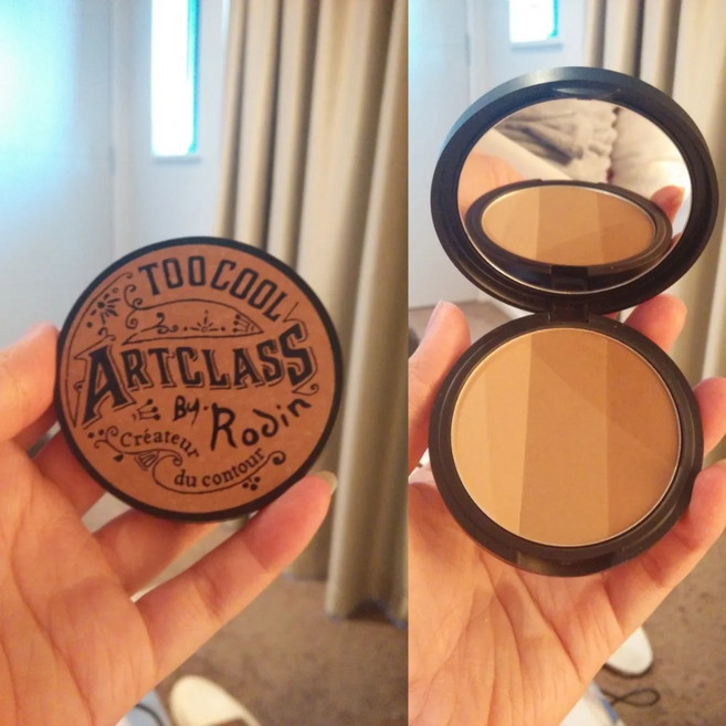 하이라이터 투 쿨 포 스쿨 아트 클래스 바이 로댕 쓰리컬러 리페어링 플레이트 하이글로스 아이섀도우 헤어라인 노즈 섀도우 파우더 브러쉬 세트, [01] 옵션1, 1