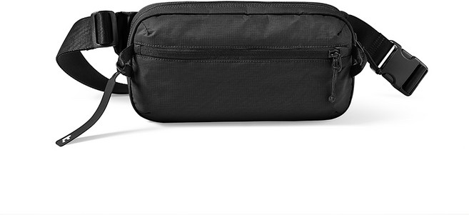 탐탁 T33 에비에이터 체스트 백 2.5L 힙색 슬링백 크로스백 다목적 여행용 생활방수, Black, 1개