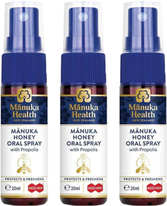 마누카헬스 마누카꿀 프로폴리스 스프레이 20ml 3개 - 쿠팡