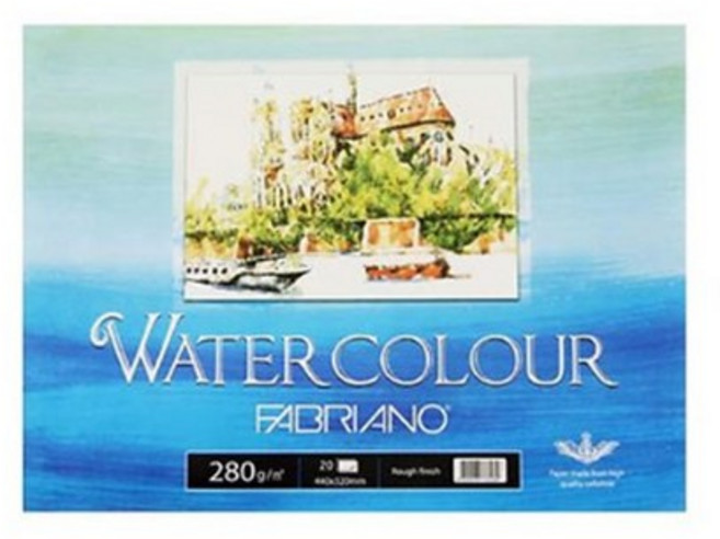 파브리아노 워터칼라 스케치북 280g(8절 5절 4절), 20개