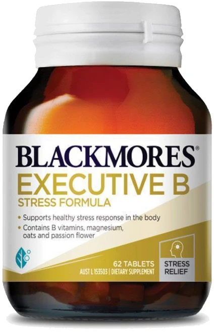블랙모어스 이그제큐티브 B (비타민B) 스트레스 포뮬러 62 정, 62정, 1개, 62정 - 쿠팡