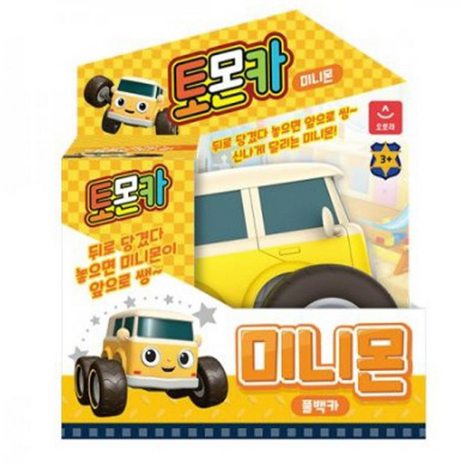 오로라월드 토몬카 미니몬 풀백 소형 완구 장난감, 본상품선택, 1개