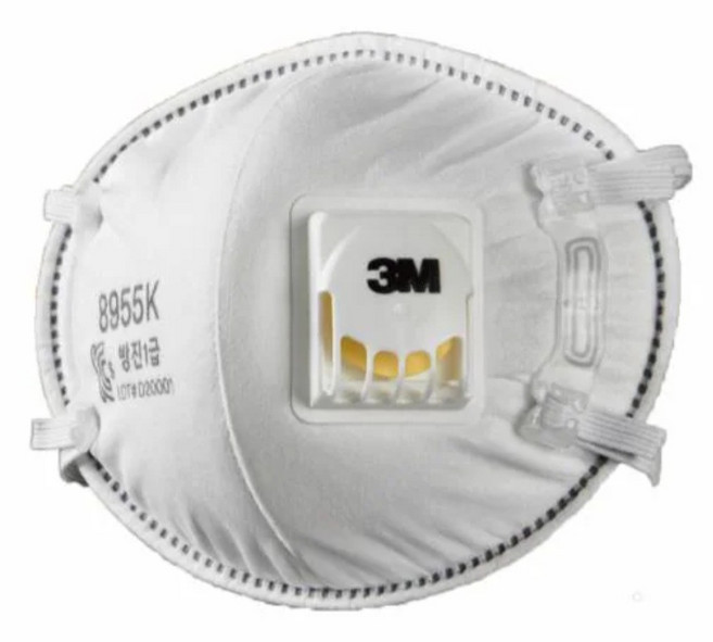 3M 8955K 1급 방진마스크 10매 분진 공업용 산업용, 10개, 상세 참조