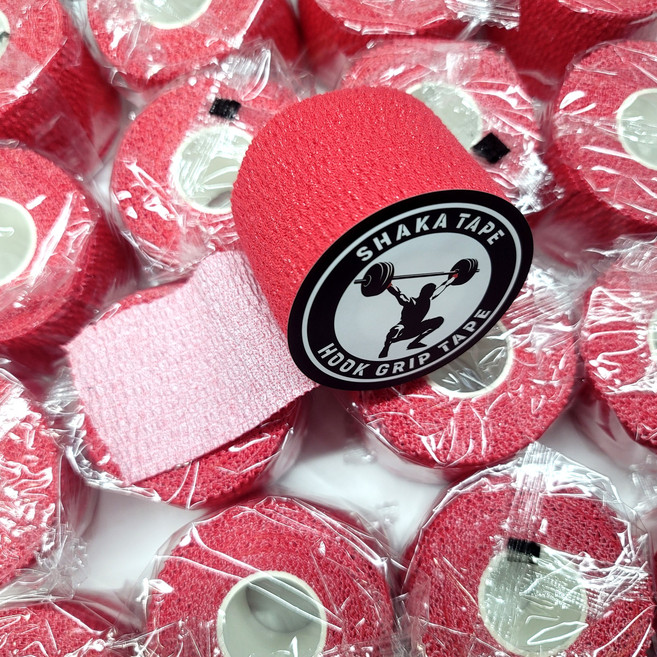 샤카 훅그립 볼링 크로스핏 손가락 테이프, 1개, 프리미엄 피에스타레드