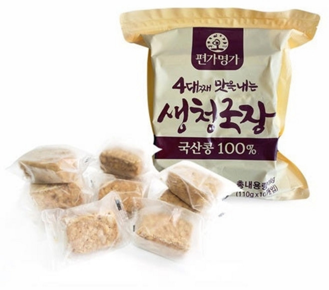 알토란 방송된 편가명가 박옥자 생청국장 1.1키로 100년전통 강화도 청국장장인 편가명가 토곡정, 110g, 10개