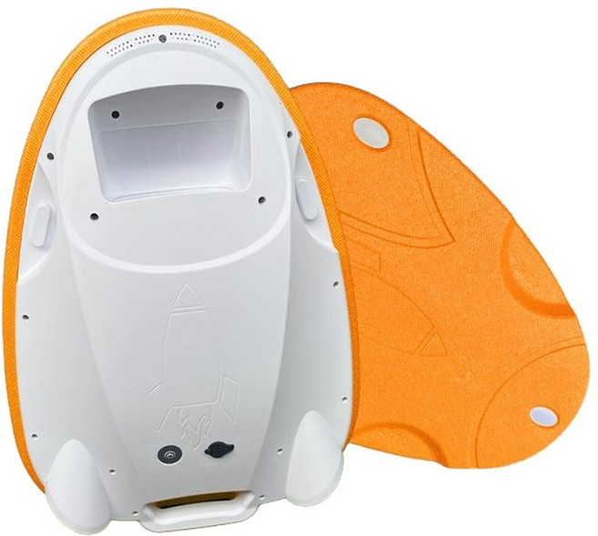 수중스쿠터 수영 부스터 스쿠버 프리다이빙 전동 프로펠러, A. 밝은 오렌지색