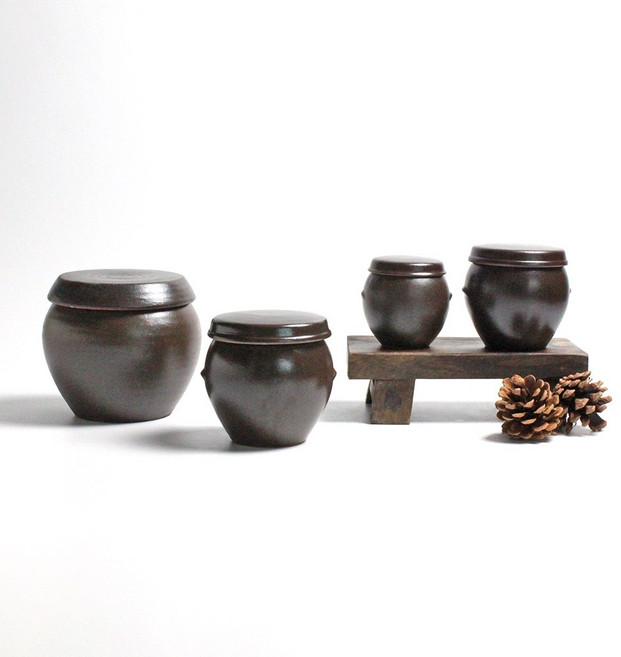 여토공방 미니 항아리 현관 소금 항아리 옹기 항아리 4사이즈, 1개