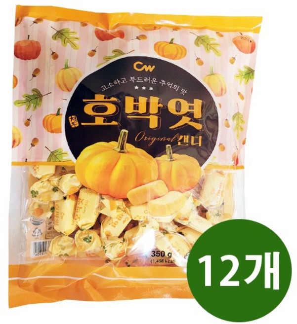청우 호박엿골드 350g x12, 12개