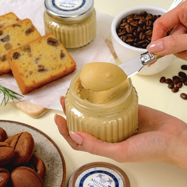 멜팅스 커피버터 스프레드 천연 버터 커피 잼, 3개, 105ml