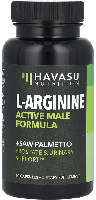 지금 곧 품절됩니다 Havasu Nutrition L-아르기닌 액티브 남성 포뮬라 캡슐 60정 서둘러주시면 감사하겠습니다, HavasuNutritionL아르기닌액티브남성포뮬라캡슐, 1개 - 쿠팡