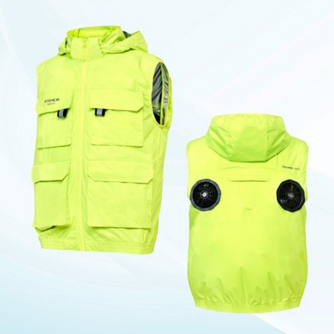EIDER 아이더 세이프티 에어로쿨링 베스트3 (YELLOW) 입는 선풍기 HMS26649YE