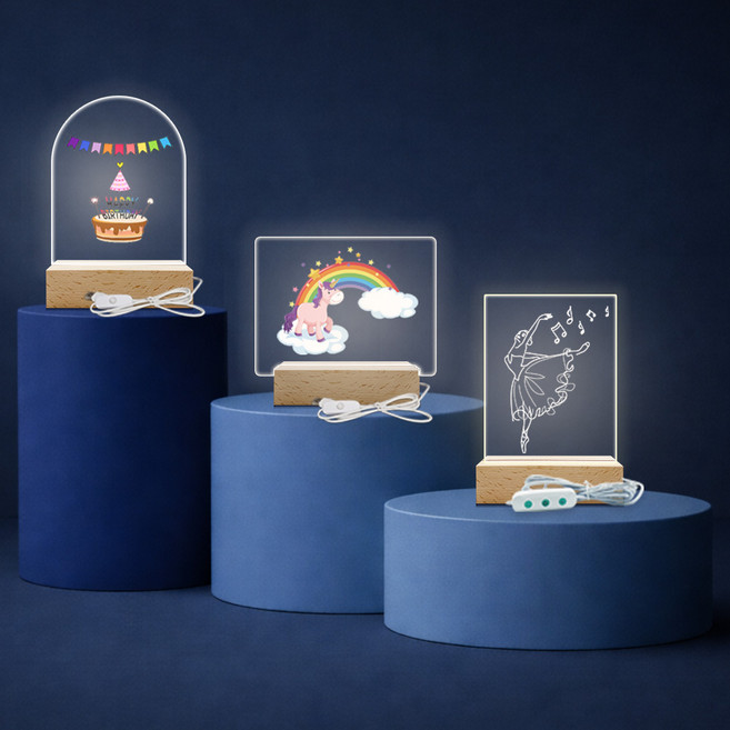 청어람몰 아크릴 무드등 만들기 DIY USB 일반형 오픈형 빛조절형 박스포장 세트, [4-4]USB 오픈형 라지/풀세트