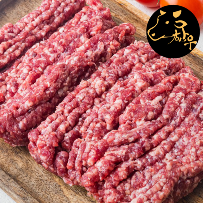 [재구매1위]쫄깃하면서도 부드러운 식감 냉동 상태에서도 육질 손상이 적어 조리 후에도 풍부한 식감 1++ 한우 다짐육(냉동), 1박스, 900g