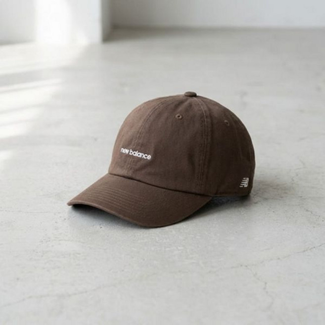 뉴발란스 NBGDGS1102 레터 로고 볼캡 BROWN 85