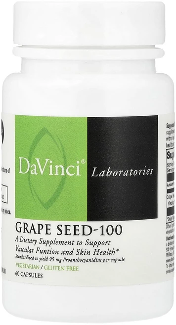 새해 첫좋은선물 DaVinci Laboratories 포도씨-100 100mg 캡슐 60정 제대로 할인합니다, DaVinciLaboratories포도씨100100mg, 1개 - 쿠팡
