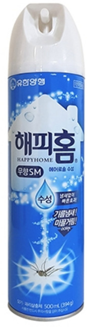 해피홈 에어로솔수성무향(sm500ml), 1개