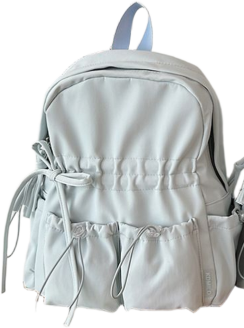 레브리 기저귀가방 리본 데일리 미니미백 가벼운 경량 기저귀백팩 스트링백, 아이보리