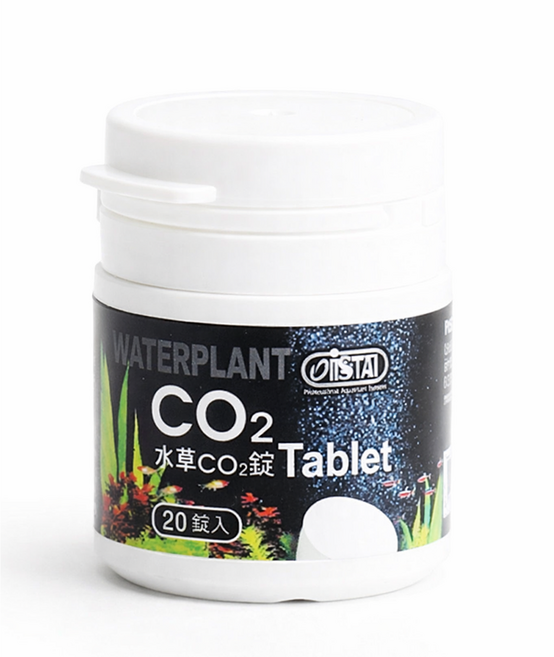 이스타 CO2 태블릿 20정 어항 이산화탄소 알약 정제형 알약 고체 이탄 발생기 공급 발포정 수초, 20개