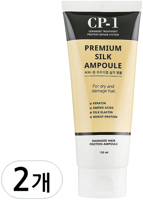 CP-1 프리미엄 실크앰플 대용량 헤어앰플, 150ml, 2개 - 쿠팡