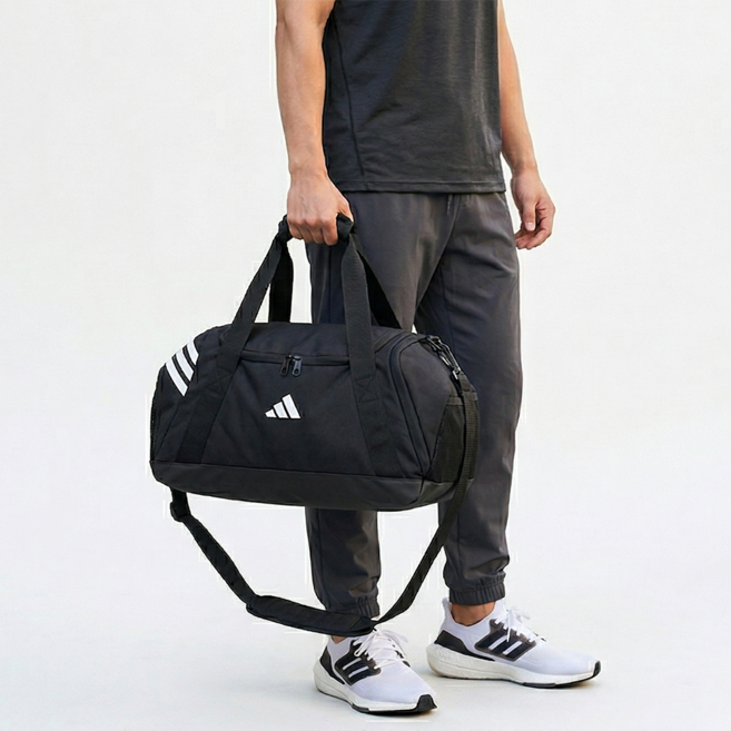 아디다스 더플백 티로 스몰 더블백 32L 신발분리 헬스장 가방 짐백 숄더 가방 스포츠 운동 팀백, 1개, black