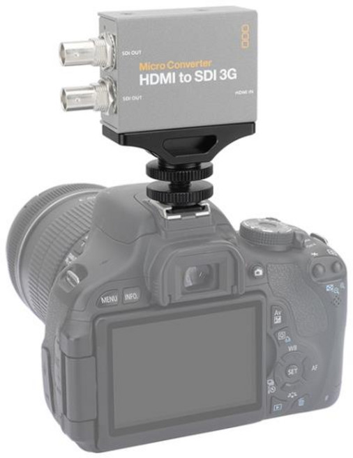 BlackMagic Micro Signal Converter 용 슈 어댑터 M3 나사 CAMVATE 확장 지원 HDMI To, 02 black