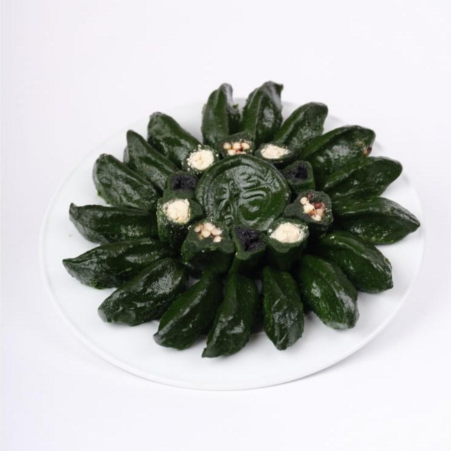 달맞이 모시송편 모시떡 3종 혼합 세트 동부기피 검정깨 통동부, 50g, 60개