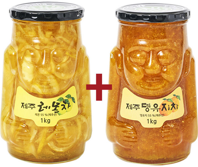 제주 레몬차 1kg+뎅유지차 1kg