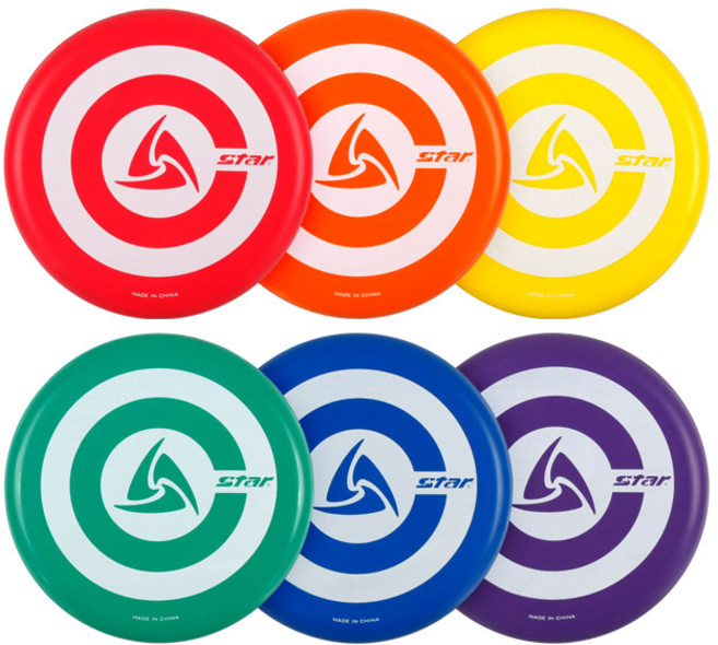 스타 신 플라잉 디스크 원반던지기 색상랜덤 NXX101, 6개
