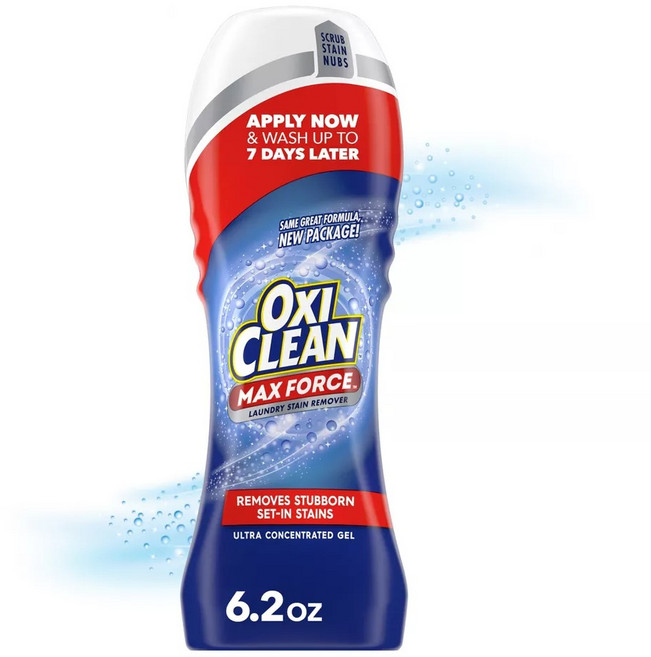 옥시클린 맥스포스 젤 스테인 리무버 얼룩 제거제 스틱타입 6.2oz OxiClean MaxForce Gel Stain Remover Stick, 1개, 175g