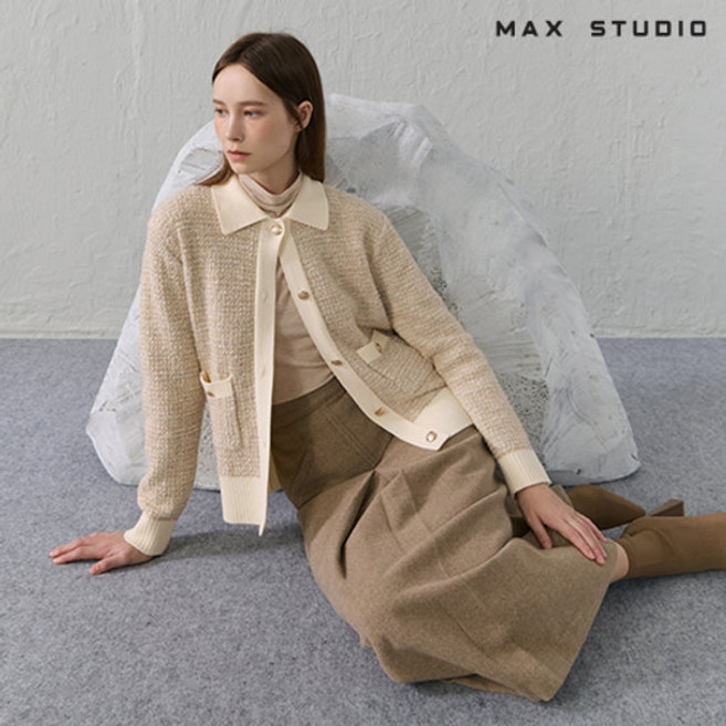 막스스튜디오 25FW 트위드 니트 재킷 [런칭 가격 59 900원]