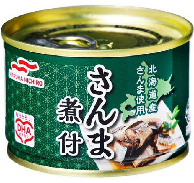 MARUHA NICHIRO 醬油秋刀魚罐頭, 1個, 150g