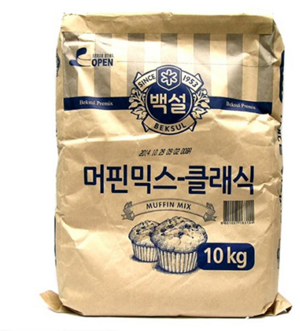 CJ 백설 머핀믹스 클래식 10KG(업소용) x 1포, 10kg, 1개