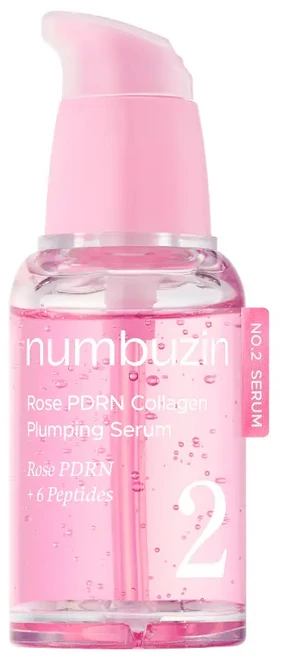 numbuzin No.2 玫瑰PDRN膠原蛋白彈力精華 緊緻肌膚 保濕補水 改善暗沉, 1件, 30ml