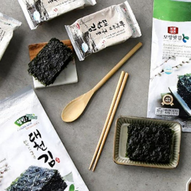 구운 바삭하게 모양맛김 대천김 전장 20gX10봉, 상품선택, 1개