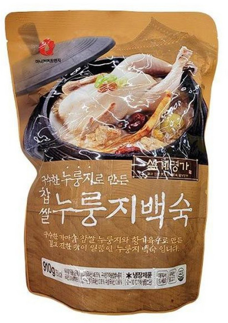 마니커에프앤지 찹쌀 누룽지백숙, 아이스박스포장, 1개, 910g