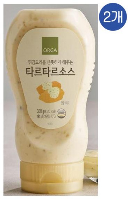 올가 타르타르소스 튀김요리를 산뜻하게, 2개, 320g