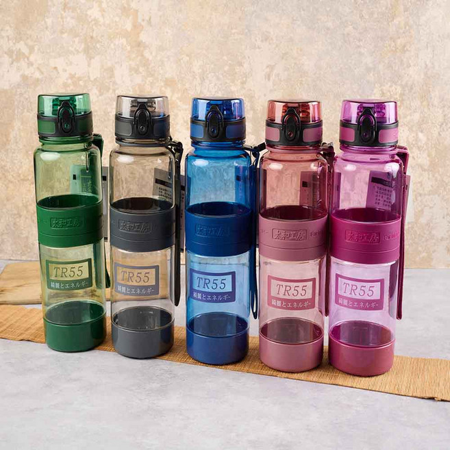 太和工房 TR55運動水壺 大容量安全材質 運動健身隨身攜帶 多色可選 1000ml, 深藍色, 1000L, 1個