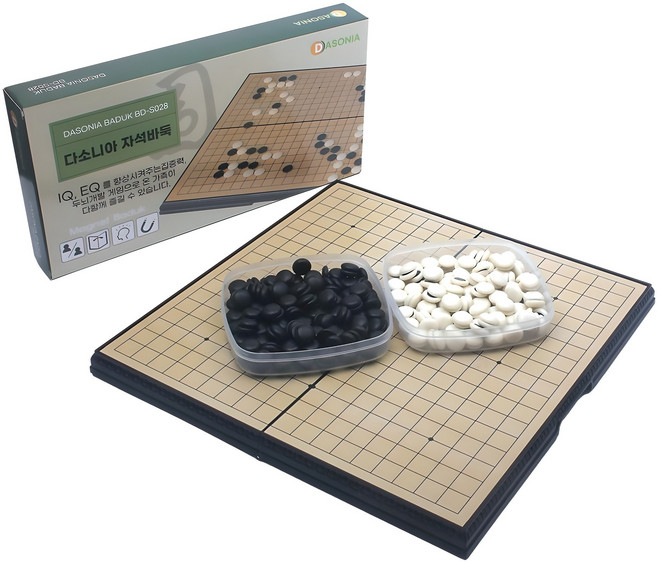 다소니아 자석 바둑판 세트 28 x 28cm, 혼합색상, 1개