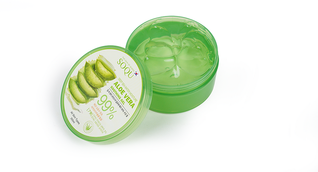 [SOQU] 쏘큐 딥씨워터 모이스처 알로에 베라99% 수딩 젤, 4개