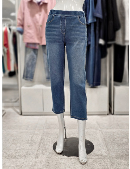 크로커다일레이디 밴딩 배기핏 데님팬츠 CLEMDP901