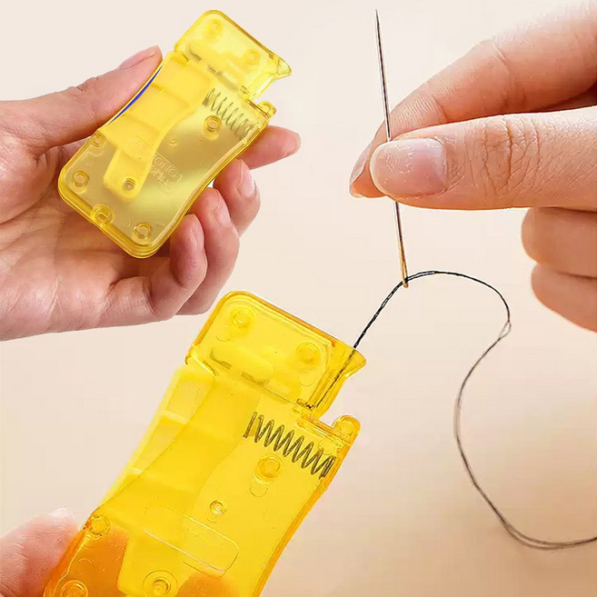 자동 바늘 실꿰기 교구 싱글Size 실끼우기 바느질도구 노안 효도용품, 1개