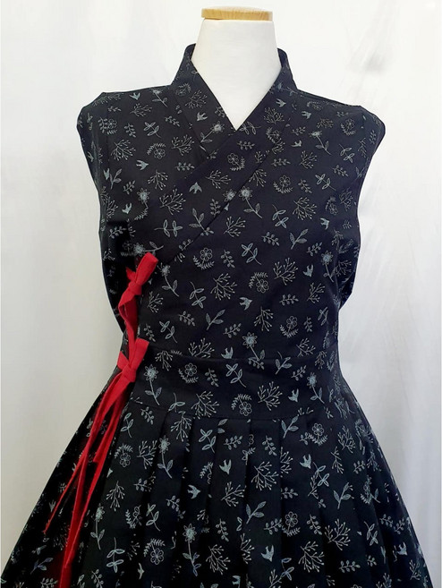 생활한복 개량한복 사이즈 추가 가능 빅사이즈 [이리스] 산데리아 철릭 원피스