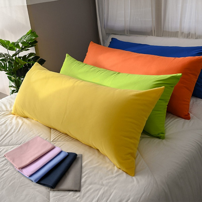 옥스포드 솔리드 대형 등쿠션 헤드쿠션, 인디핑크